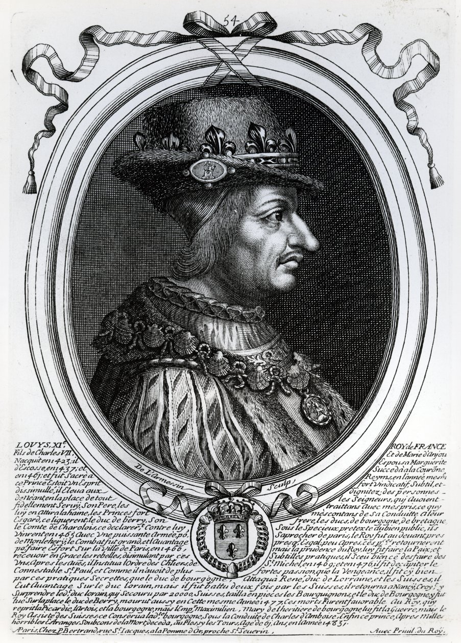 Ludwig XI. (1423-83) König von Frankreich, aus 