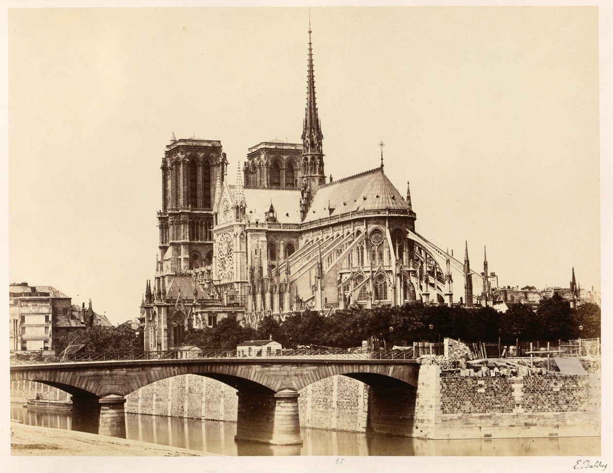 Notre-Dame (Apsis) von Édouard Baldus