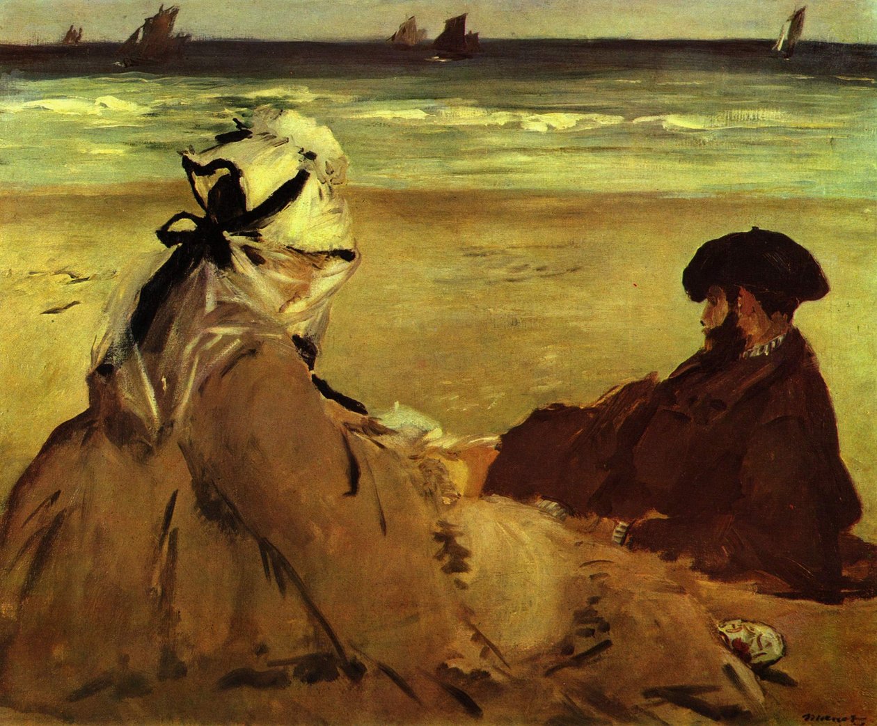 Am Strand von Édouard Manet