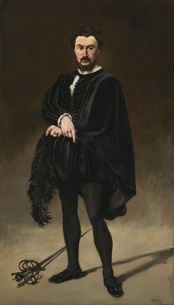 Philibert Rouvière als Hamlet von Édouard Manet