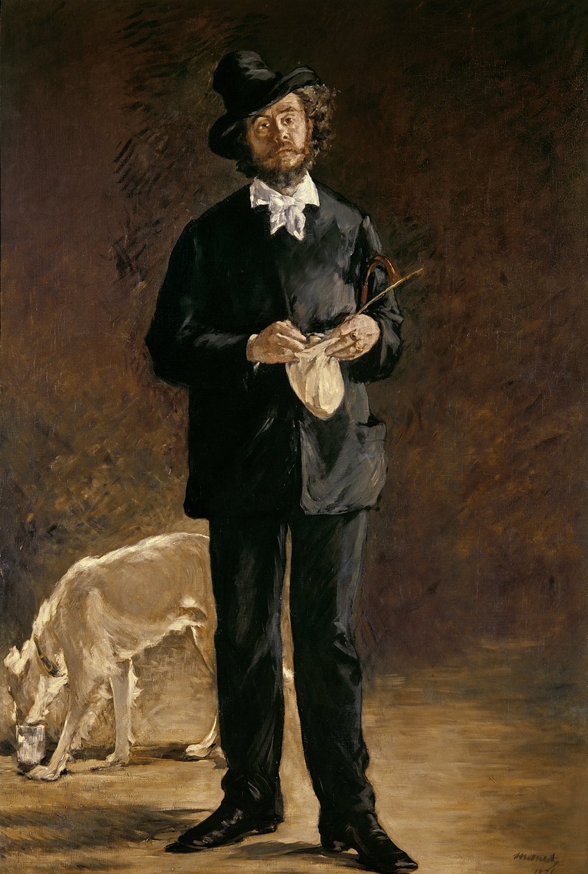 Der Künstler, oder Porträt von Gilbert Marcellin Desboutin, 1875 von Édouard Manet