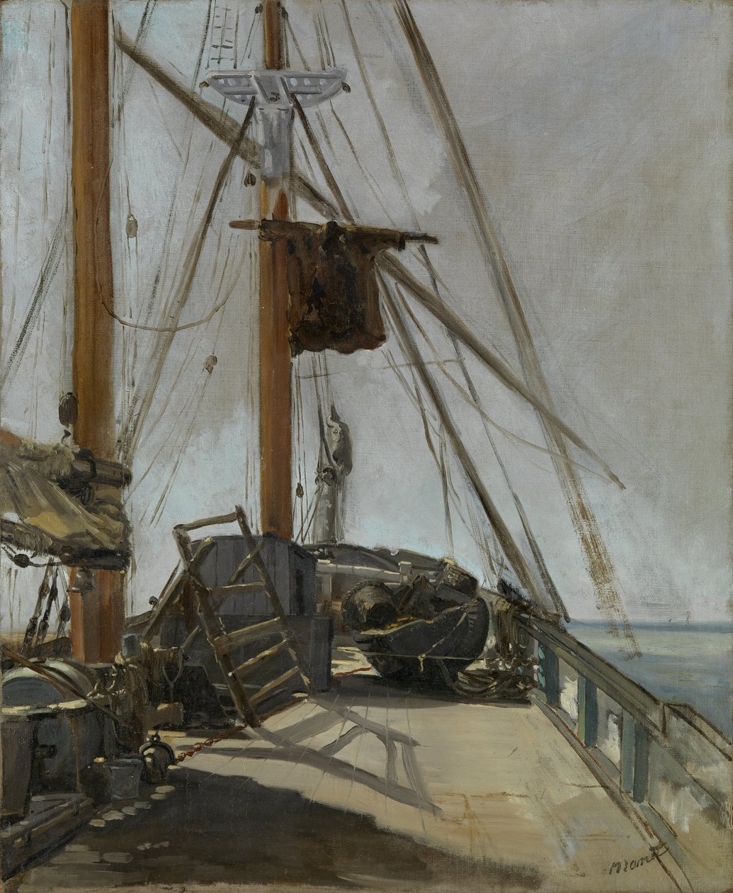 Das Schiffsdeck von Édouard Manet