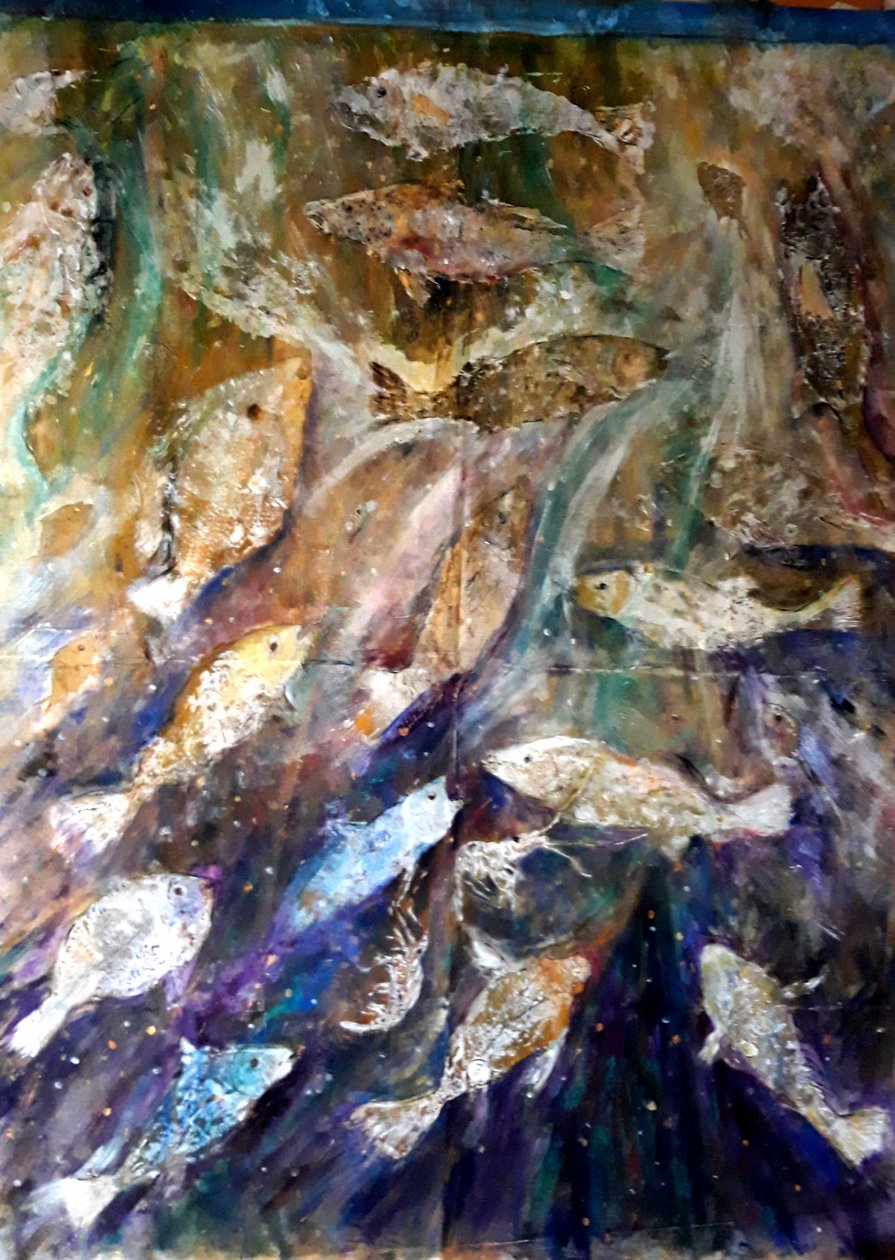 Fish Rising, 2018 von jocasta shakespeare