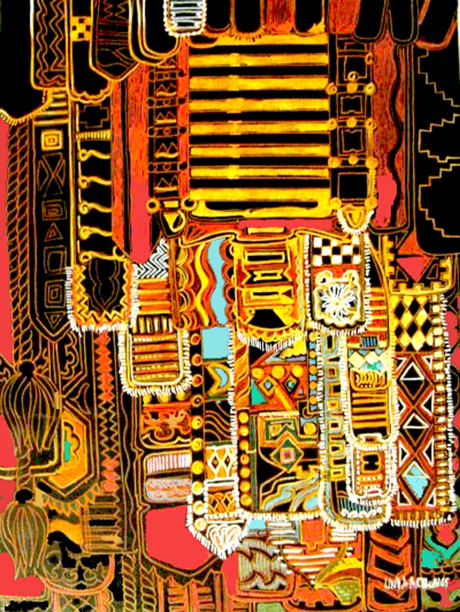 Aborigines-Motiv von linda arthurs