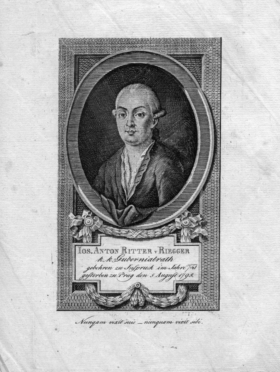 Josef Anton von Riegger von non identifié