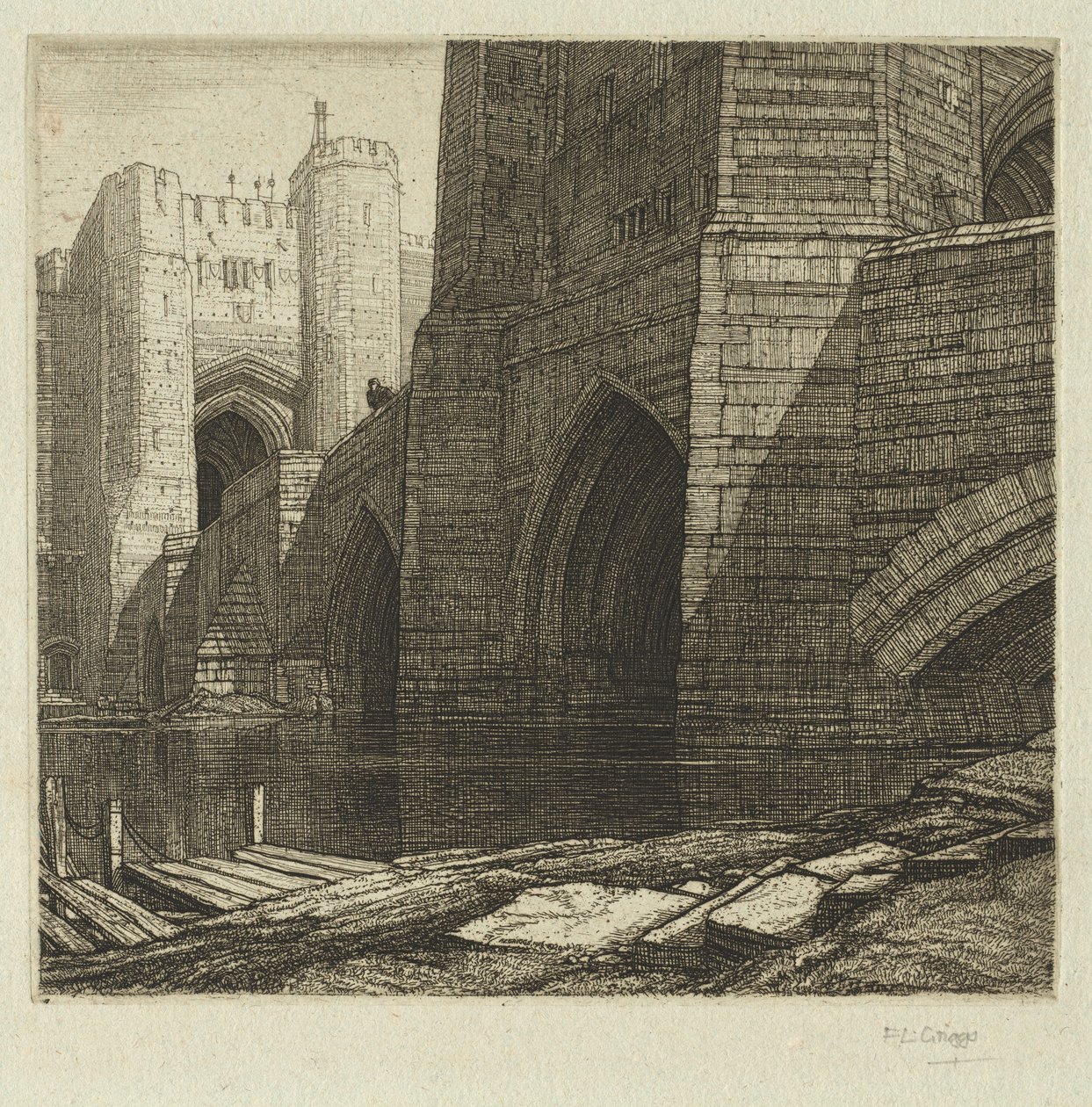 Die Barbican von workshop of Boucicaut Master