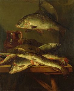 Stillleben mit Karpfen