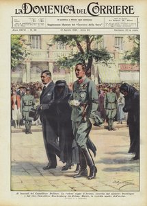 Bei der Beerdigung von Kanzler Dollfuss