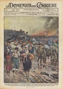 Griechen fliehen aus Smyrna, Griechisch-Türkischer Krieg (1919-22) 1922