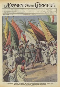 Die triumphale Reise des Duce nach Libyen