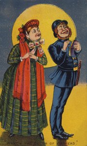 Dame und Polizist