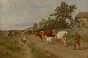 Auf dem Weg zum Markt, 1895