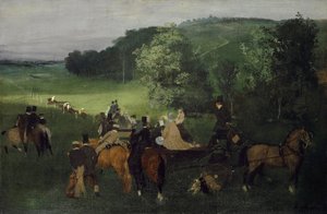 Auf der Rennbahn (Die Rennen), ca. 1861-62