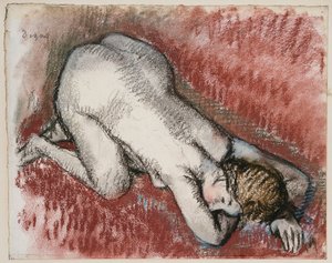 Kniende nackte Frau, ca. 1889-95