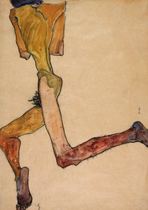 Liegender nackter Mann, 1910