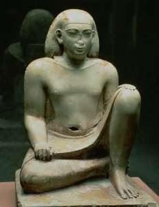 Kauernde Figur des Bes (Kalkstein)
