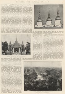 Bangkok, die Hauptstadt von Siam