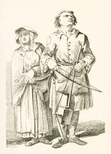 Ein blinder Sänger der alten Balladen