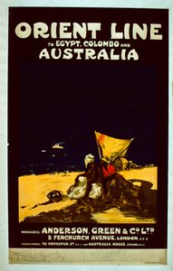 Orient Line Plakat, ca. 1920