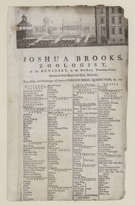 Zoologe, Joshua Brooks, Visitenkarte