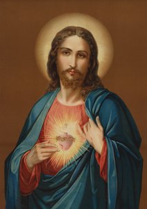 Das blutende Herz Jesu