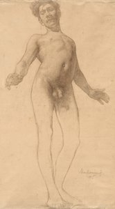 Stehender männlicher Akt, 1885