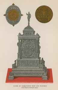 Uhr aus Damaststahl und Uhren