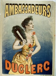 Plakat für Duclerc bei Les Ambassadeurs