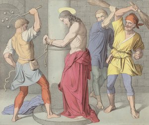 Jesus wird an der Säule gegeißelt