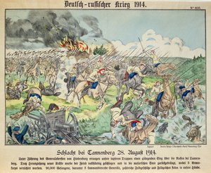 Die Schlacht von Tannenberg, 24. August 1914