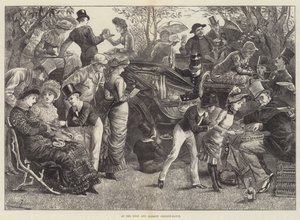 Beim Eton und Harrow Cricket-Match