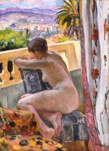 Akt am Fenster