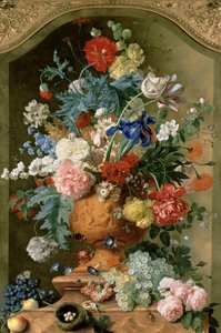Blumen in einer Terrakottavase, 1736