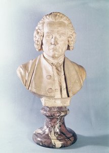 Büste von Jean-Jacques Rousseau (1712-78) (Marmor)