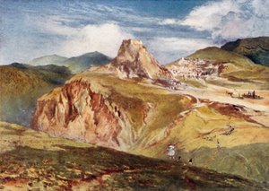 Die Burg von Karytaena in Arkadien
