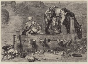 Hudibras und Ralpho im Pranger
