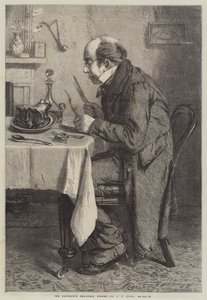 Das Weihnachtsessen des Junggesellen