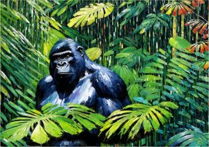 Tiere: Gorilla 1