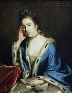 Porträt von Charlotte Walsingham, 1760