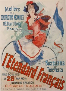 LEtendard Français Fahrräder Poster