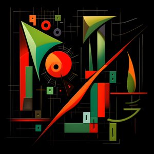 Börsentrend im Picasso-Stil