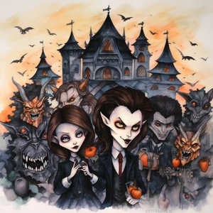 Halloween mit Vampiren und Werwölfen 2