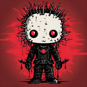 Hello Kitty als Pinhead Shirt Design
