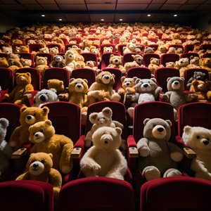 Millionen von Teddybären in einem Kino 1