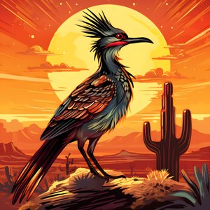 Roadrunner heiße Sonne 2