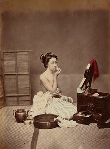 Japanische Toilette, ca. 1880