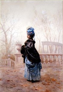Eine elegante Dame