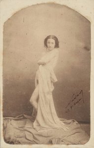 [Bekleideter stehender Akt], 1856-59