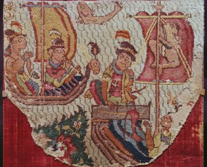 Teppich mit indo-portugiesischen Motiven, Safawiden-Dynastie