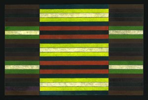 GESTREIFTES TRIPTYCHON Nr.6, 2003